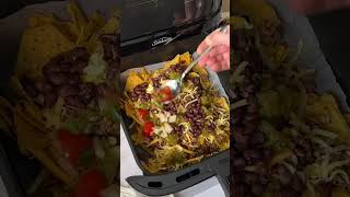 Easy Cheesy AirFry Nachos #nachos #airfryer #sunbeam