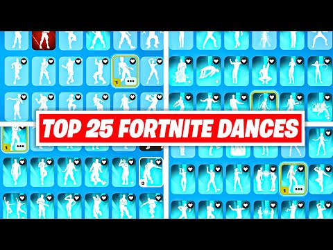 TOP 25 FORTNITE DANCES FROM EVERY CHAPTER! | ( Chapter 1 - 5 )