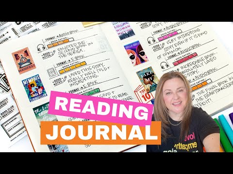 Reading Journal How To | Book Bullet Journal Tutorial Bujo Tracker | A5 Notebook |  What I Read