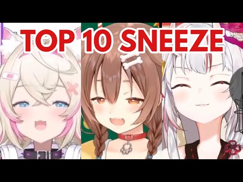 Top 10 Best Sneeze in Hololive