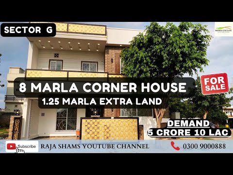 Brand New 9.25 Marla Corner House For Sale In Sector G || Bahria Enclave Islamabad ||