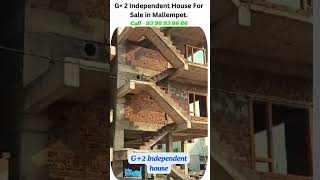 G+ 2 Independent House For Sale in Mallempet #bachupally #hyderabadrealestate #independenthouse