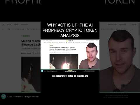 Why Act is up 🤩 The AI Prophecy Crypto Token Analysis