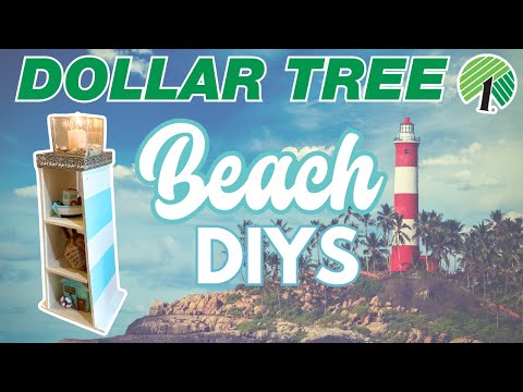 ⚓️ Stay Salty! 6 NEW Beach Decor Dollar Tree DIYS! Coastal & Nautical Summer 2024