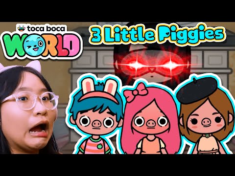 Cherry in Three Little Piggies?!! - Toca Life World