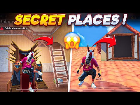 New Peak Secret Places 🤫 Training Ground Unlimited Bots Trick - Free Fire in Telugu