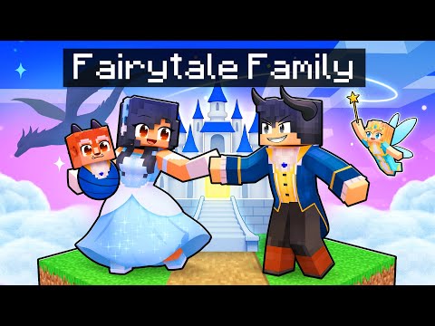 Having a FAIRYTALE FAMILY in Minecraft!