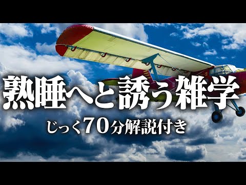 【睡眠用 雑学】熟睡へと誘う雑学【リラックス】ゆっくりと良質な眠りにするために雑学をまとめました♪