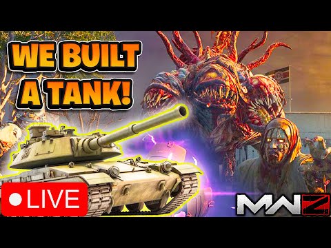 Building A TANK IN MW3 Zombies + Warzone Later