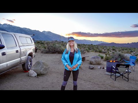 IT'S SO BEAUTIFUL HERE! TRUCK CAMPING in the EASTERN SIERRA