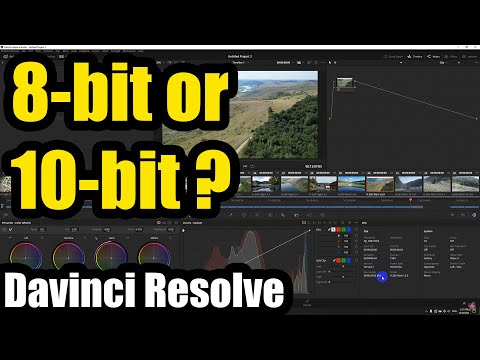 Is a clip 8-bit or 10-bit (Davinci Resolve, Color depth, 16 million/1 billion)