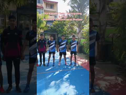 Our kabaddi team participating in Distt. Dussehra at Shahpur #school