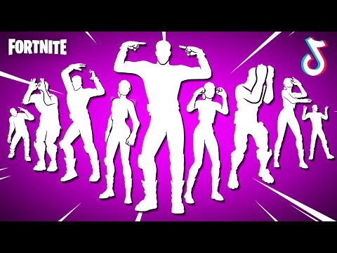 All Fortnite TikTok Dances & Emotes! ( Sabrina Carpenter - Espresso, Moongazer, Renegade, Out West)