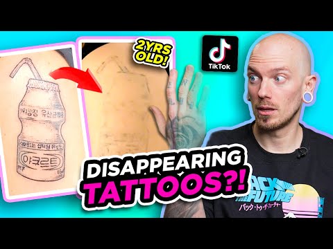 TATTOOS THAT DISAPPEAR?! | TikTok Tattoos | Tattoo Critiques | Pony Lawson