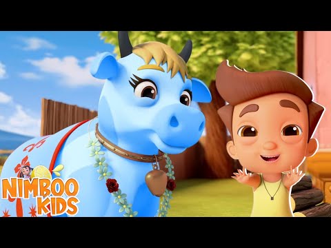 Gaiya Meri Gaiya, गैया मेरी, Cow Song, Hindi Nursery Rhymes for Babies