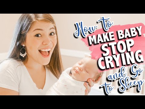 HOW TO MAKE BABY STOP CRYING AND GO TO SLEEP | 5 S's of Soothing a Baby |  How to Get Baby to Sleep