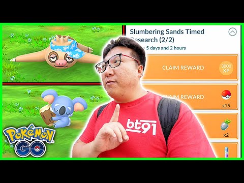 Slumbering Sands Event Came With A Brand New Shiny Pokemon in Pokemon GO