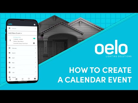 Oelo Anywhere App: How to Create a Calendar Event