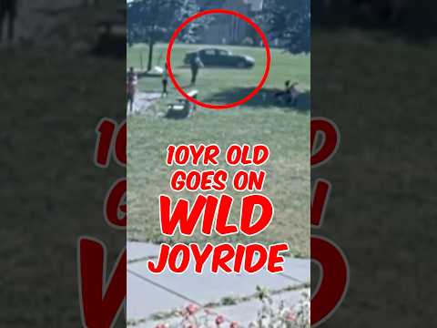 10yr Old with 30 Priors Takes Car on Joyride Around Playground