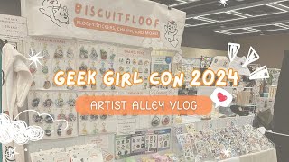 We sold out of hats! | Geek Girl Con 2024 | Artist Alley Vlog