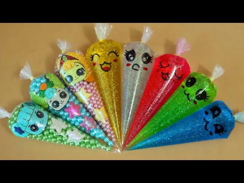 Making Slime with Piping Bags! Most Satisfying Slime Video★ASMR★#ASMR #PipingBags