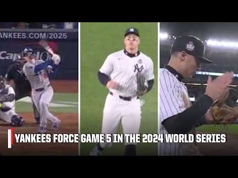 YANKEES FORCE GAME 5 🔥 DEMOLISH Dodgers in Game 4 of the 2024 World Series | ESPN MLB