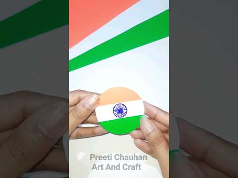 Independence Day Badge Making Idea | How To Make Paper badge For Independence Day | Badge Making