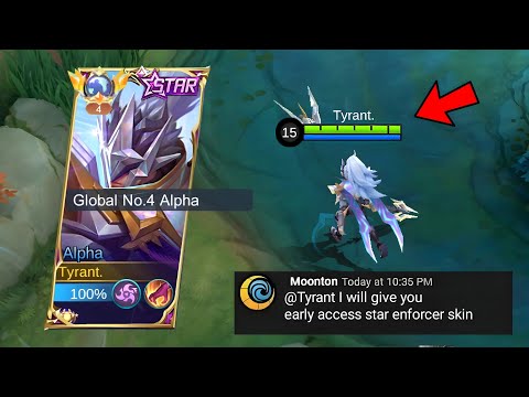 NEW SKIN STAR ENFORCER ALPHA IS HERE!! THANKS MOONTON