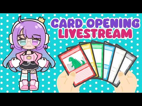 OPENING ALL MY CARD BLIND BAGS + ORGANIZING THEM [LIVE TAPING]