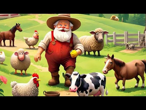 Old Macdoland had a farm + Nursery rhymes | Animal sound song for kids