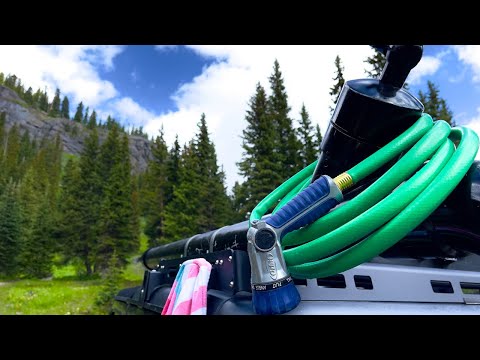 STOP the STINK! diy outdoor overlanding shower