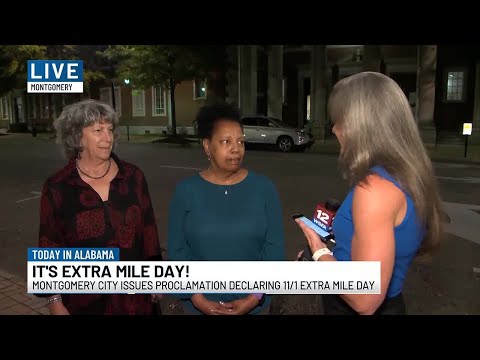 Montgomery volunteers discuss significance of 'Extra Mile Day'