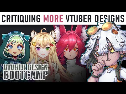 Critiquing and Rating MORE Vtuber Designs, LIVE