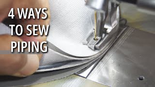 How to Sew Piping/Welting - Car Upholstery Basics