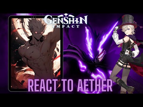 Genshin impact react to aether as garou | one punch man saitama | Gacha life 2