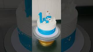 1st Month Baby Boy Birthday celebration cake design! #chefkrishnathippana #Norway #Oslo #cakeart