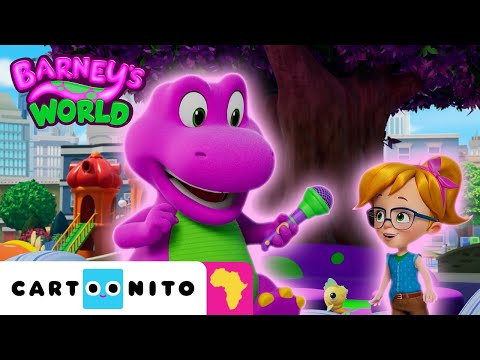 A Big Sad 💜 Meet Barney | Barney's World | Cartoonito Africa