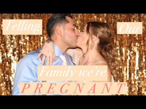 Telling our FAMILY we're PREGNANT