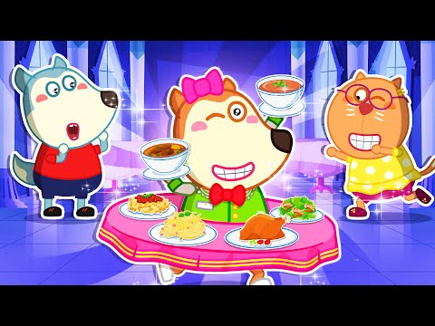 Ruby Becomes a Dining Table 🐺 Cartoons for Kids | LYCAN - Arabic