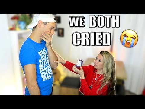 She PROPOSED after 10 YEARS *emotional