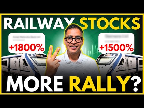 Will these 2 Railway Stocks Continue to RALLY or TIME to book PROFITs now? #railwaystocks #rahuljain