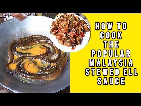 STEWED EEL SEA FOOD RECIPE