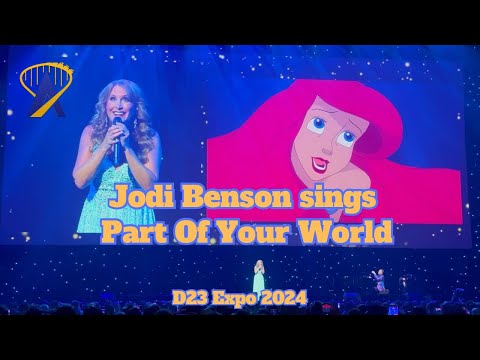 Voice of Ariel, Jodi Benson, Sings Part of Your World from The Little Mermaid at D23 2024