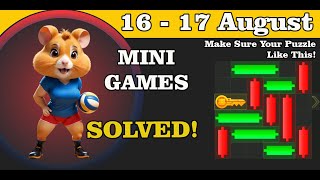 Hamster Kombat Mini Game 16 - 17 August