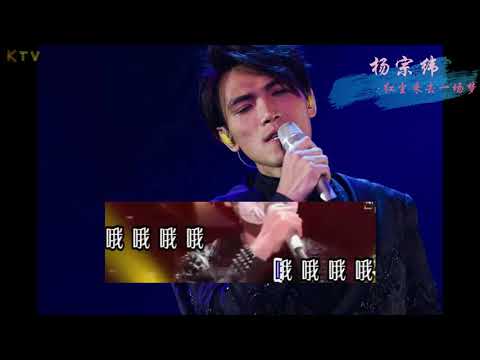 【KTV】杨宗纬 Aska Yang《红尘来去一场梦》原版伴奏 | 高清歌词 (Karaoke Version)