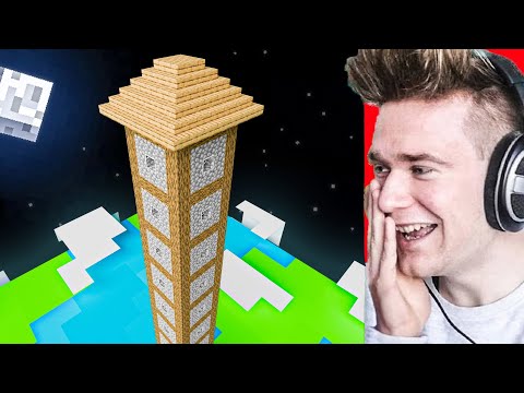 DOMEK do KOSMOSU *PRANK* na WIDZU XD | Minecraft Extreme