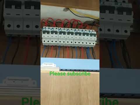 elelctrical DB drreesing and mcb box connection #akelectricalwork #ytfeed #shorts #db