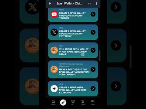 Spell Wallet  $150  Airdrop Claim  New Telegram Mining Bot