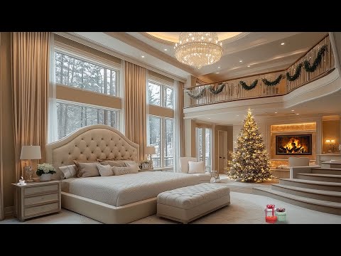 Christmas is Coming 🎄 Cozy Morning Bedroom with Relaxing Jazz Melodies for Holiday Cheer - Soft Jazz