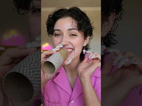 Bedazzled Toilet Roll ASMR 💩🧻💎✨️ #mouthsounds #asmr #asmrshorts